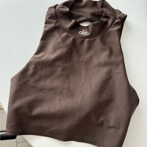 Brown alo top/bra